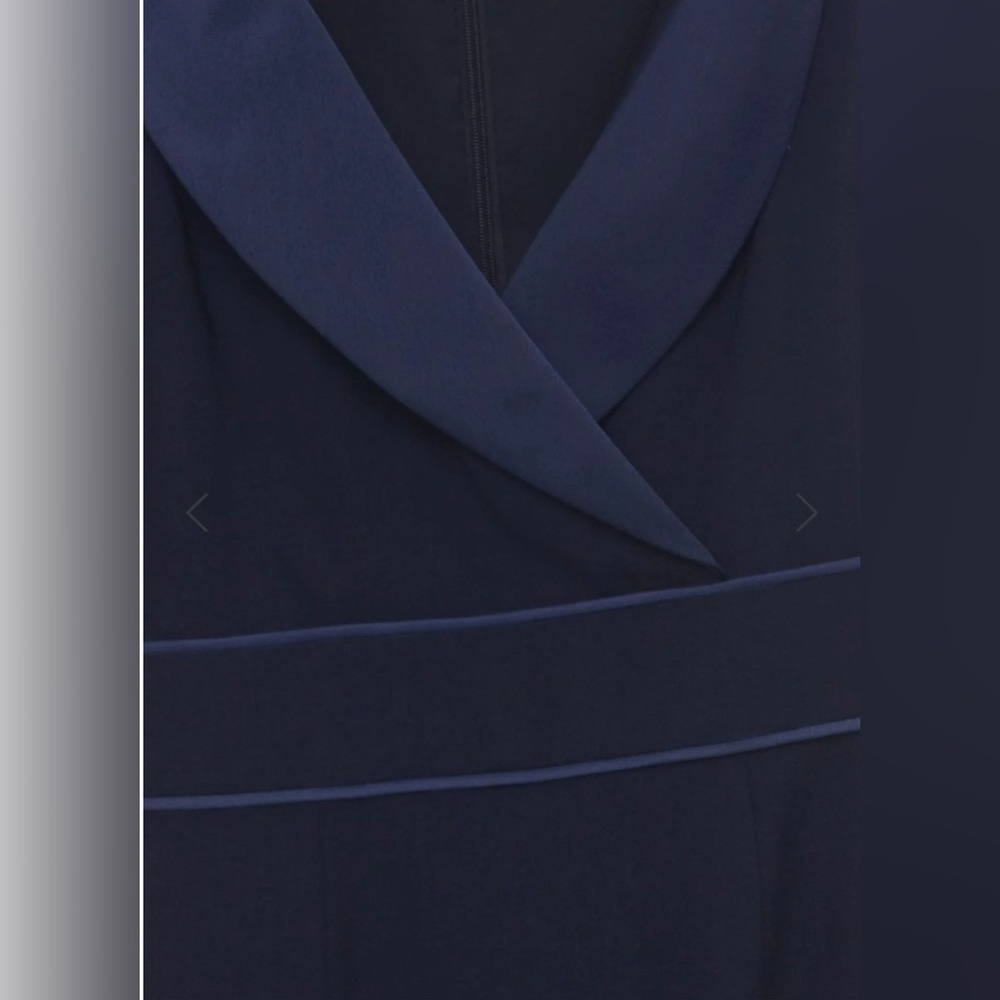 NWT Hobbs London Kara Tux Shift Dress, Midnight Navy, US Size 6 - Picture 9 of 9